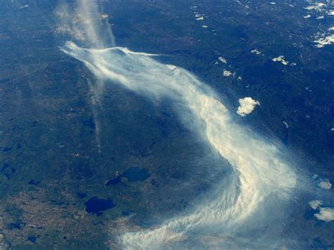 Canadian wildfire smoke clouds European skies